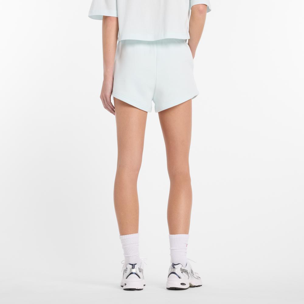 Spodenki damskie New Balance WB61Y80AAAW - niebieskie