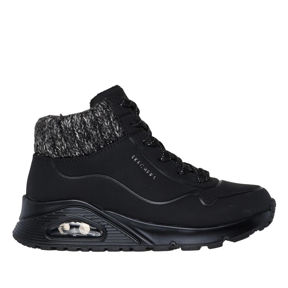 Buty młodzieżowe Skechers Uno Gen 1 Darling Daze 310566LBLK - czarne