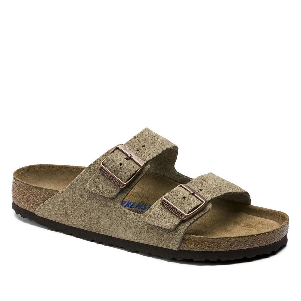 Klapki męskie Birkenstock Arizona 951301 - brązowe