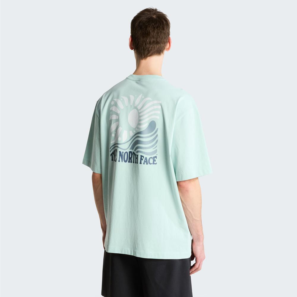 Koszulka męska The North Face Sun 0A8GA0G701 - miętowa