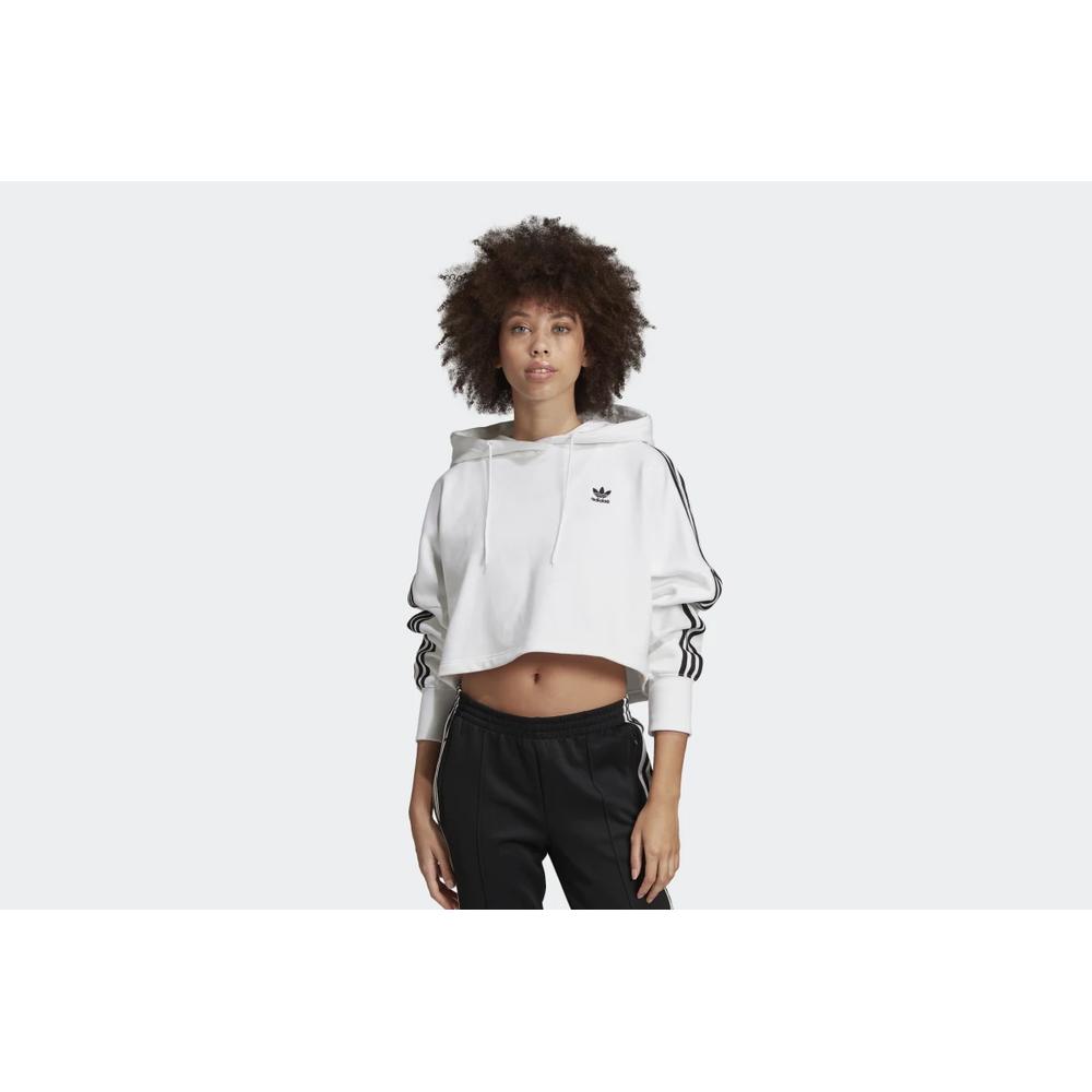 ADIDAS CROPPED HOODIE > ED7555