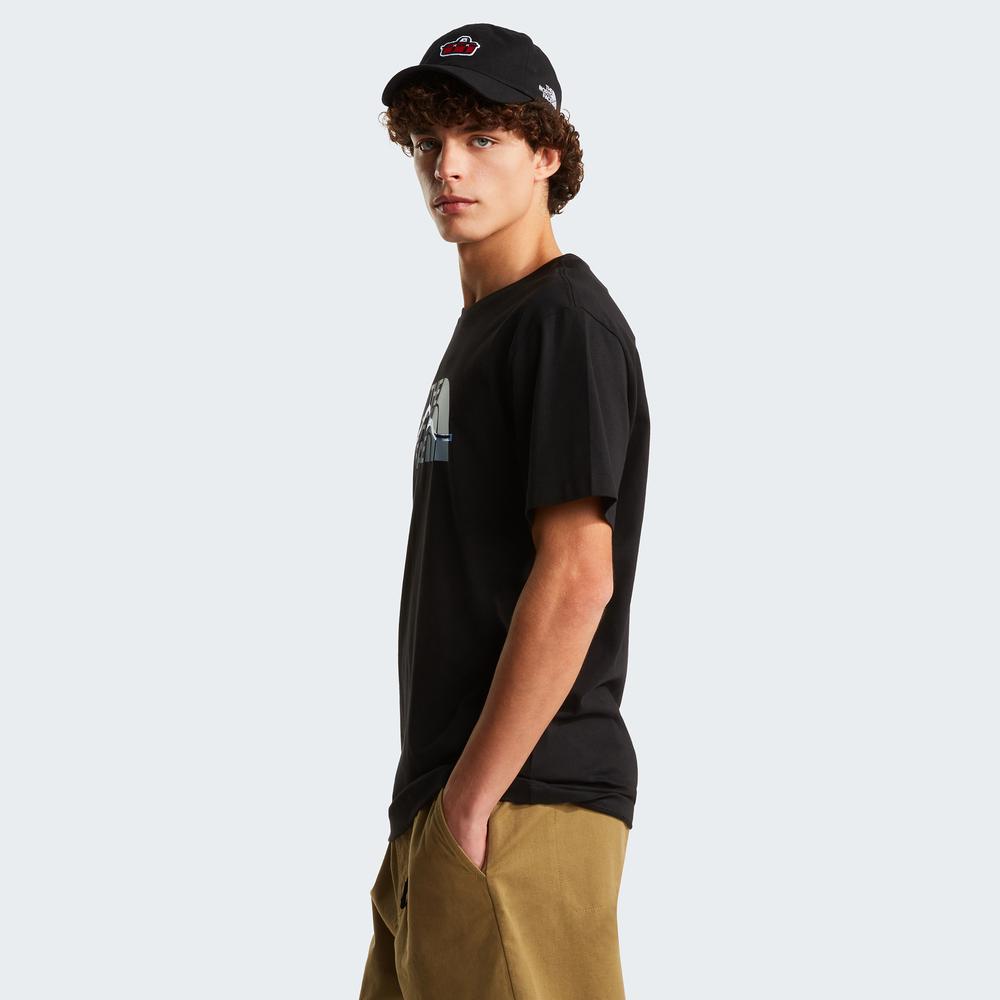 Koszulka męska The North Face Mountain Line 0A8GUXJK31 - czarna