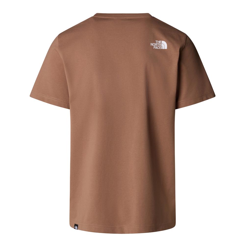 Koszulka The North Face Easy 0A8A6C6E11 - brązowa