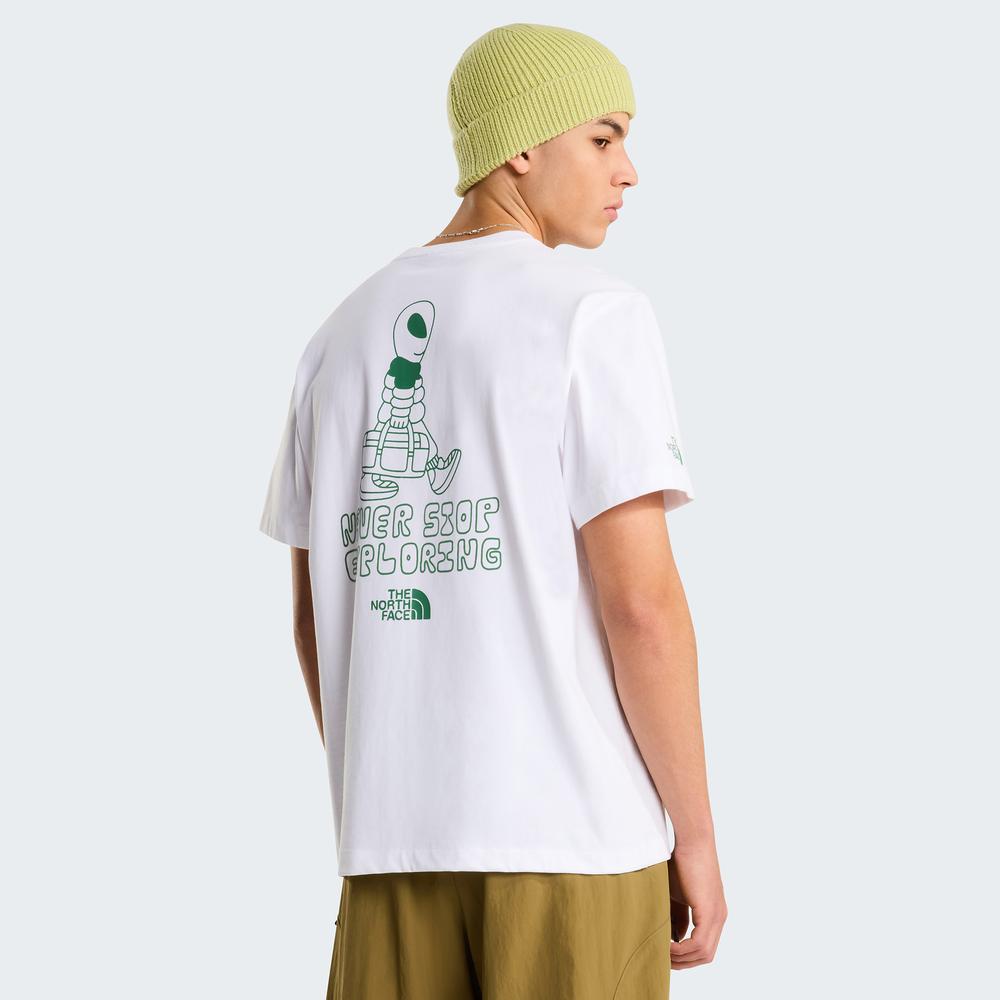 Koszulka męska The North Face Alien 0A8G9GFN41 - biała
