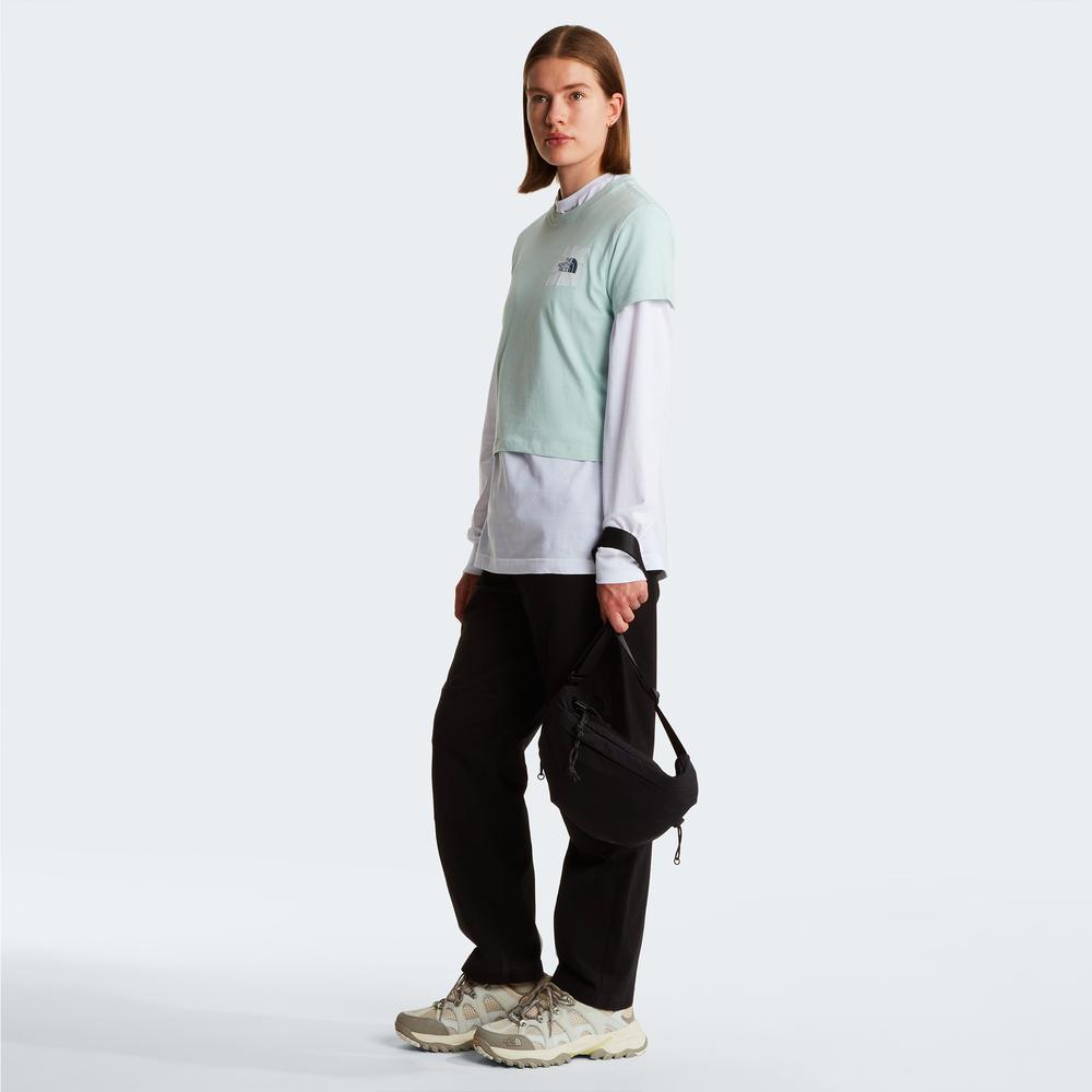 Koszulka damska The North Face Sun 0A8GQSG701 - miętowa