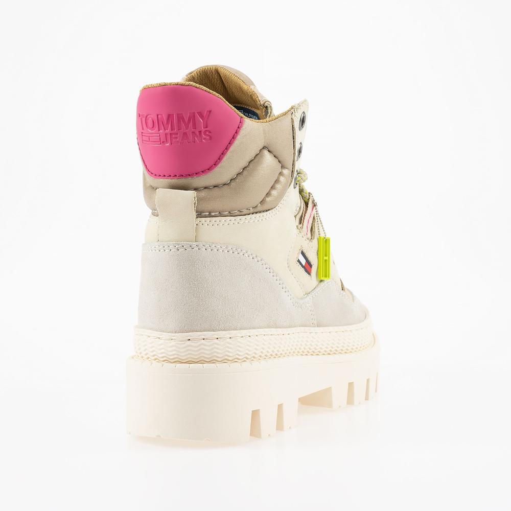 Buty Tommy Jeans Hybrid Boot EN0EN01596-ACE - beżowe