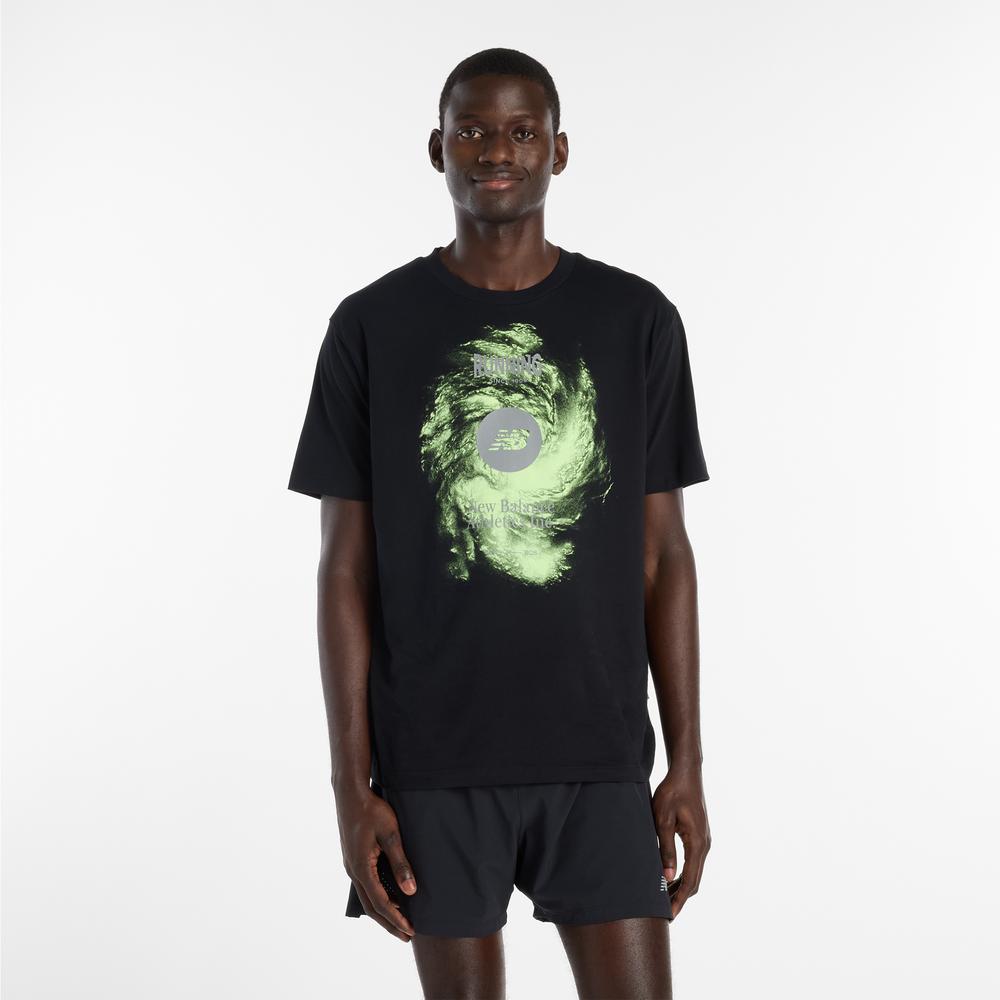 Koszulka męska New Balance Vortex Performance MT6164W1BK - czarna