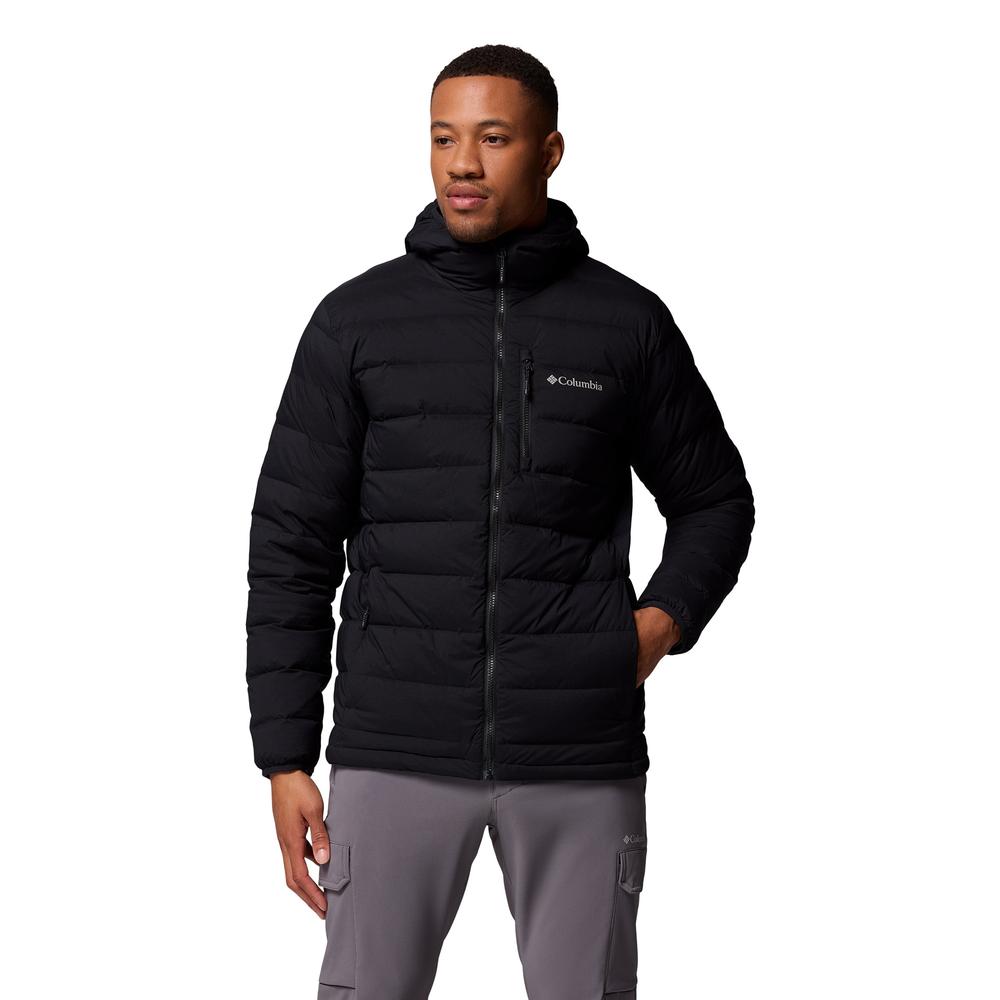 Kurtka męska Columbia Peak Down Hooded 2133972010 - czarna