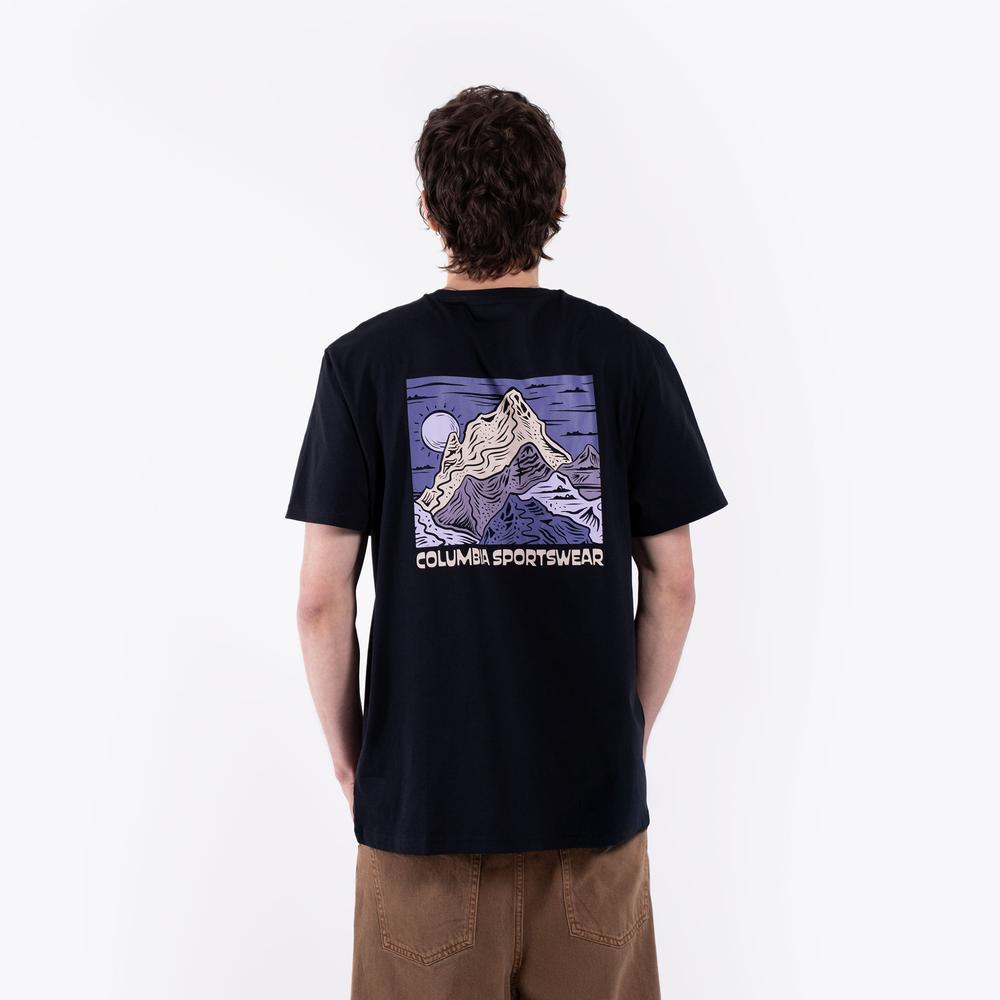 Koszulka męska Columbia CSC Back Graphic 2155021013 - czarna