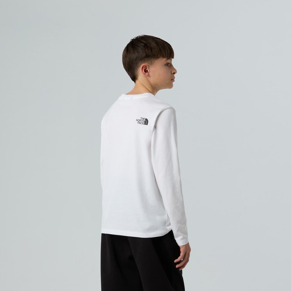 Koszulka dziecięca The North Face Easy 0A89J2FN41 - biała