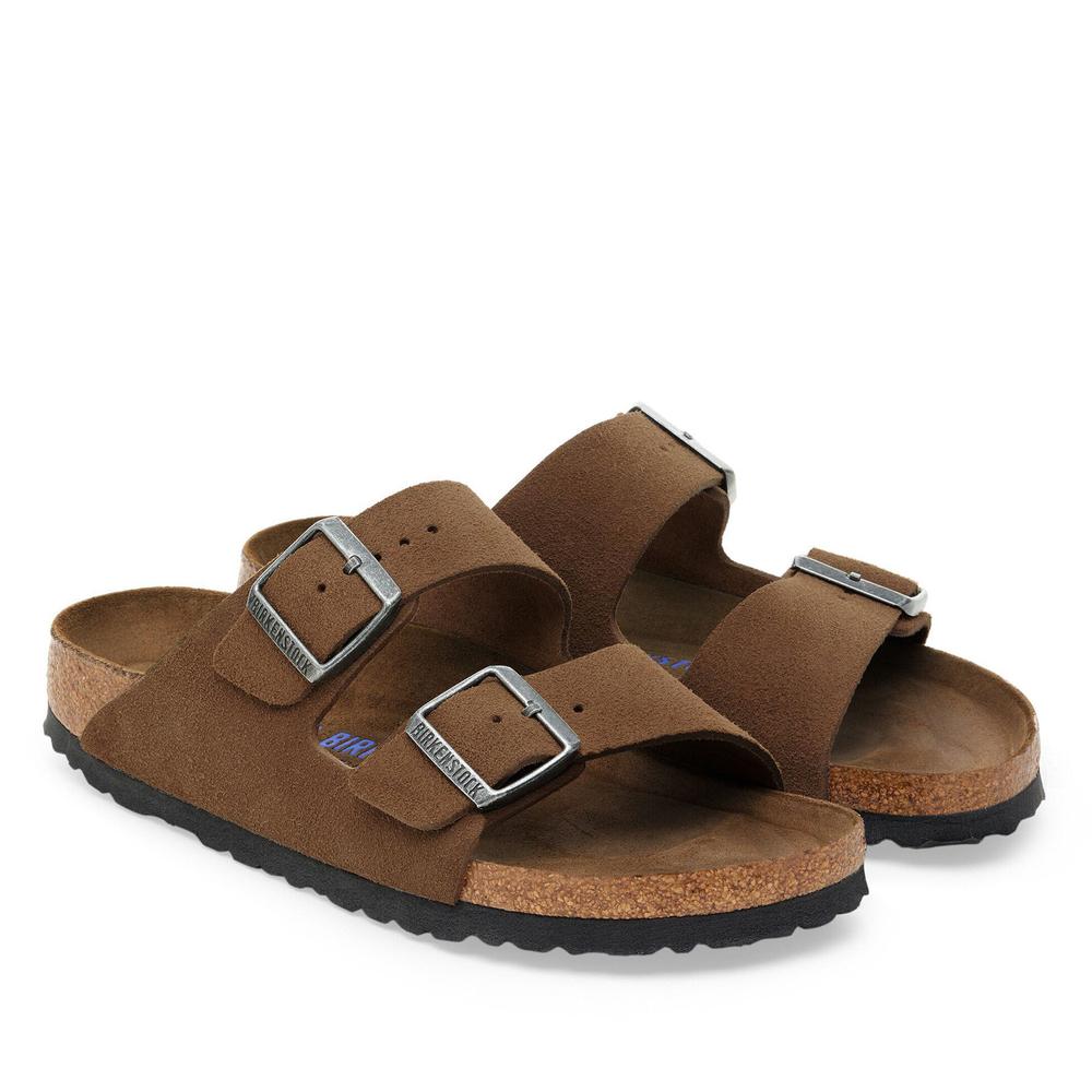 Klapki męskie Birkenstock Arizona 1030863 - brązowe