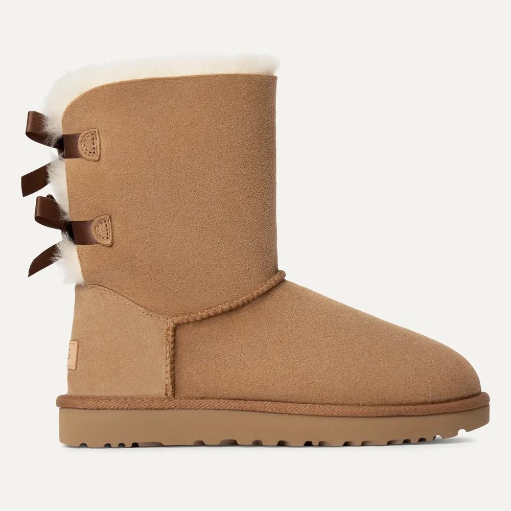 Buty damskie UGG W Bailey Bow II 1016225-CHE - brązowe
