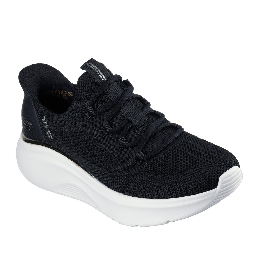 Buty damskie Skechers Slip-ins Bobs Sport B Love Tru Delight 117617BLK - czarne
