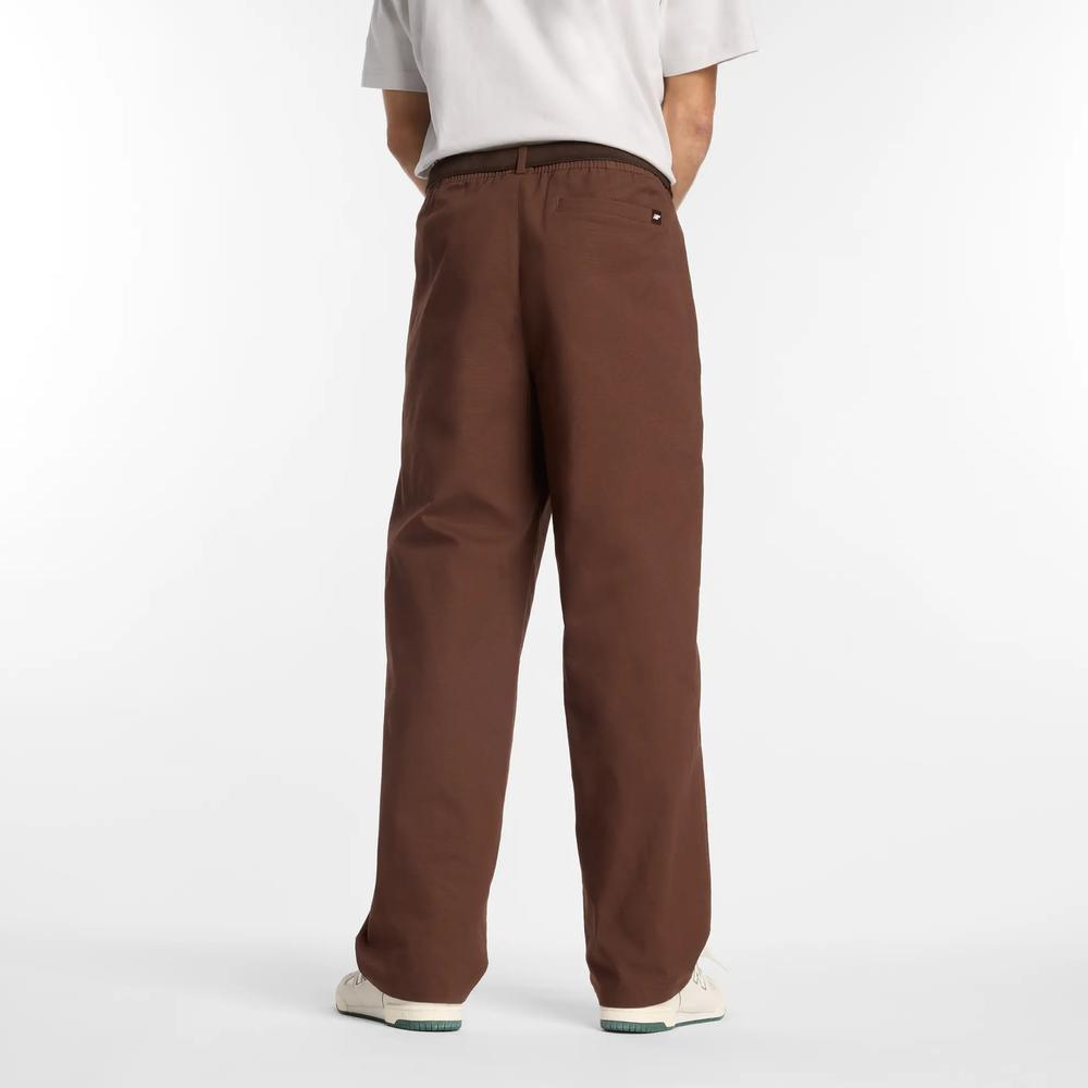 Spodnie męskie New Balance MP51953ABJ - brązowe