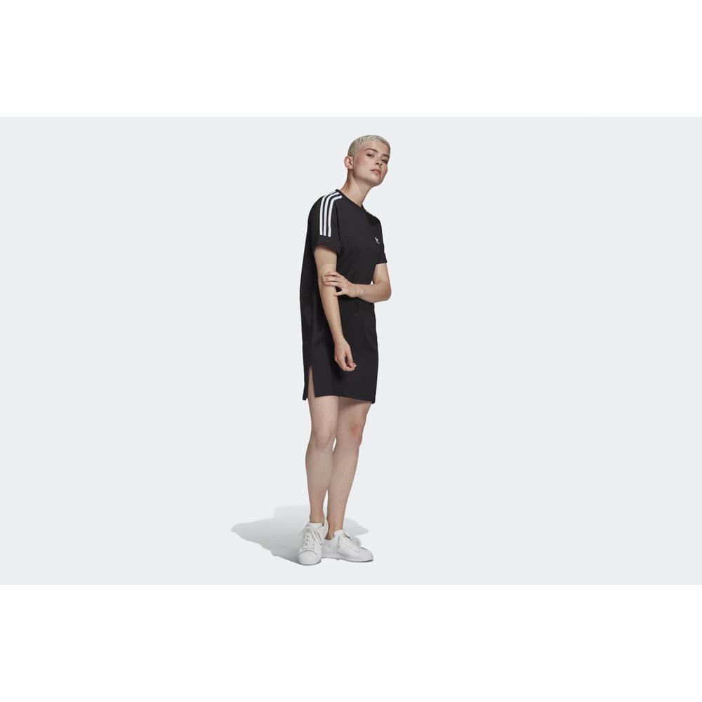 adidas Originals Adicolor Classics Roll-Up Sleeve Tee Dress > GN2777
