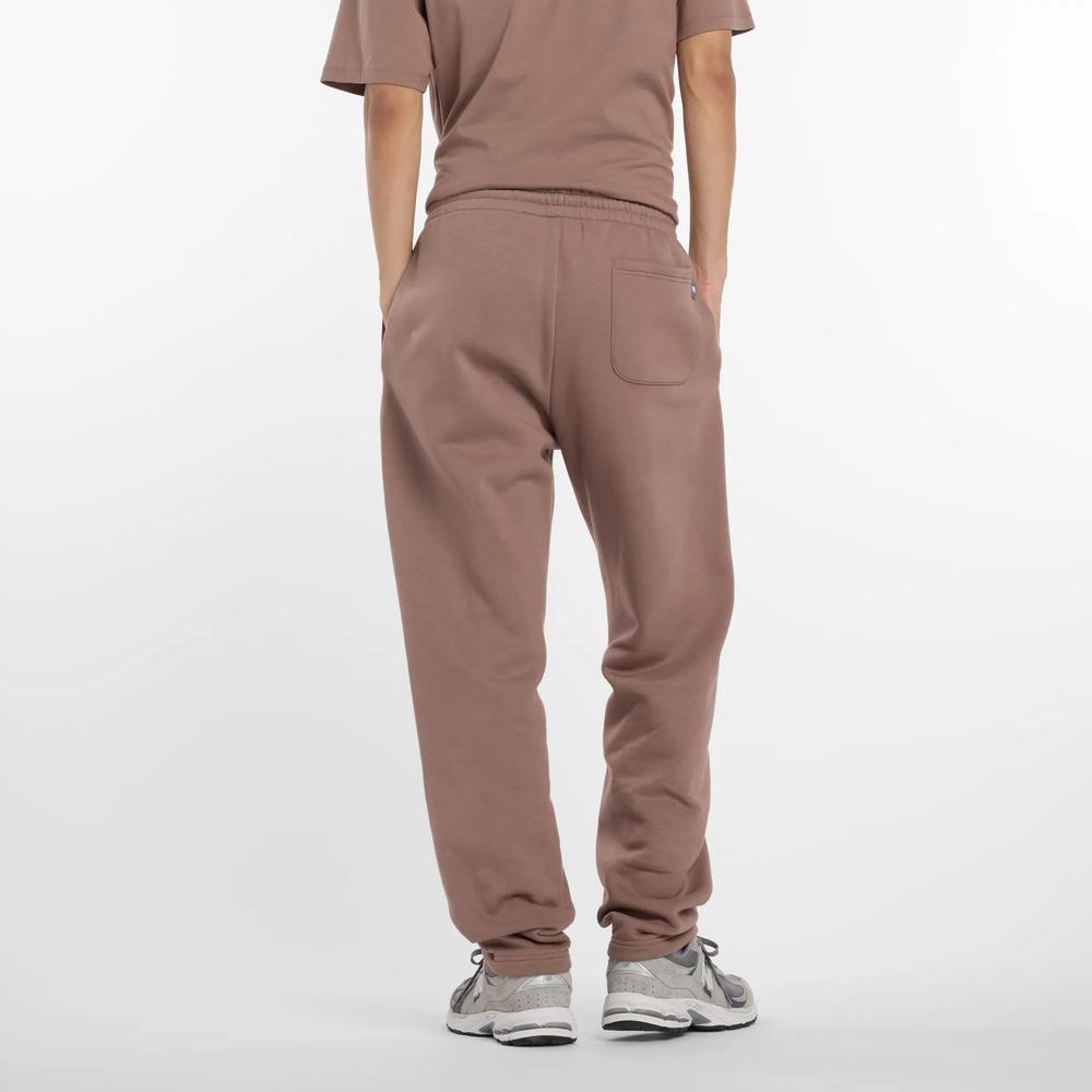 Spodnie męskie New Balance MP53508EAS - brązowe