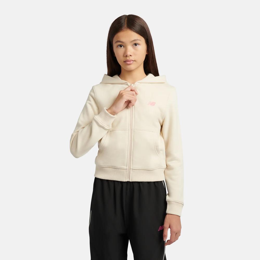 Bluza dziecięca New Balance YT61P93CLIN - beżowa