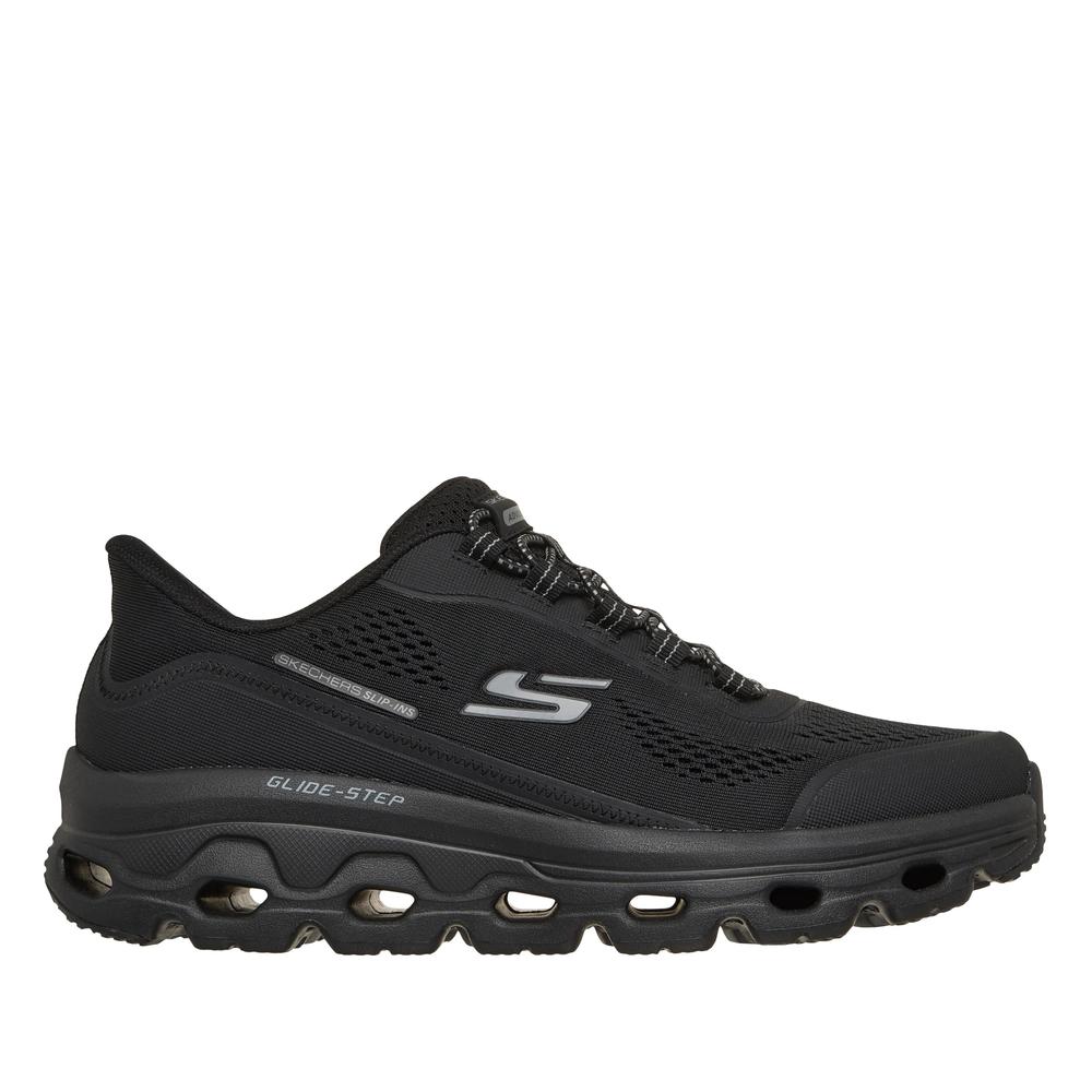 Buty męskie Skechers Slip-ins: Glide-Step Sole - Glover Peak 237812BBK - czarne