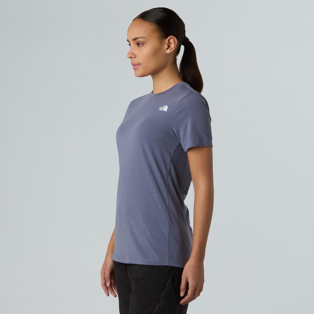 Koszulka damska The North Face Foundation Half Dome 0A8BQZBTR1 - fioletowa
