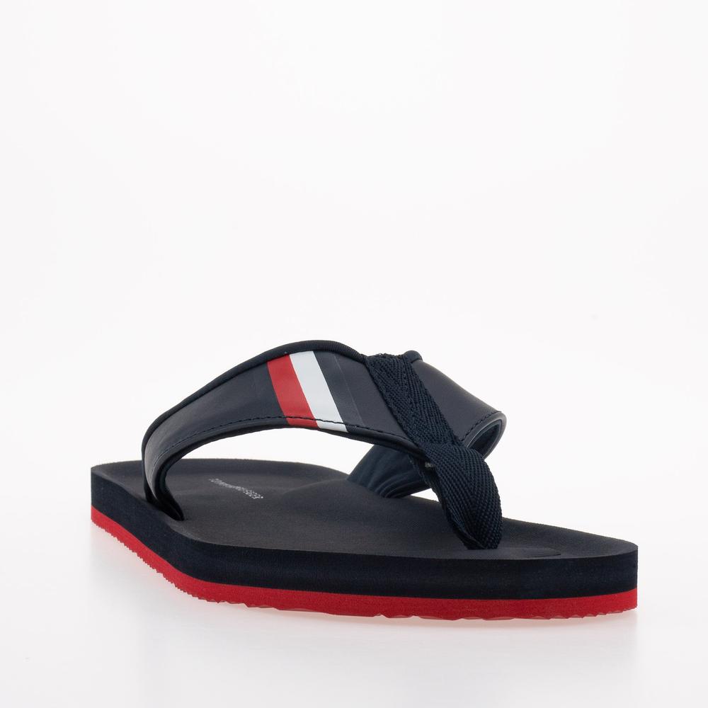 Japonki Tommy Hilfiger Comfortable Padded FM0FM04473-DW5 - granatowe