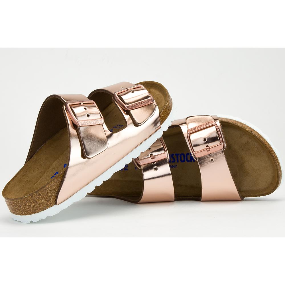 Klapki Birkenstock Arizona Soft Footbed 952093 - różowe