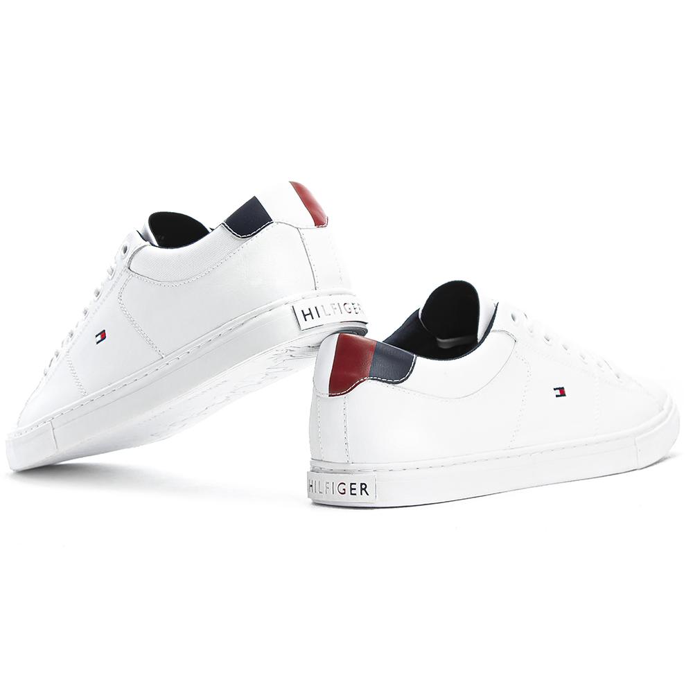 TOMMY HILFIGER ESSENTIAL LEATHER COLLAR VULC > FM0FM02577-YBR