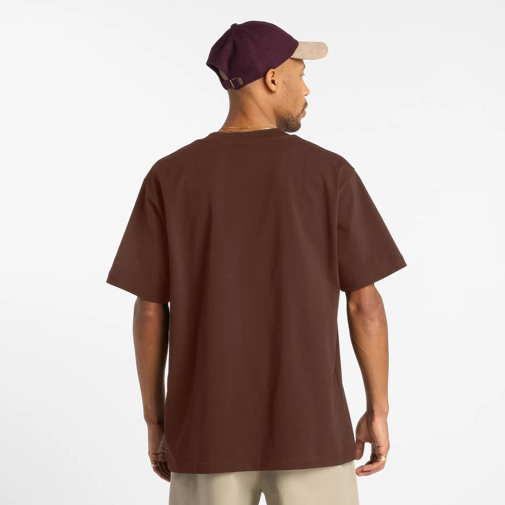 Koszulka męska New Balance Numeric MT51955ROK - brązowa