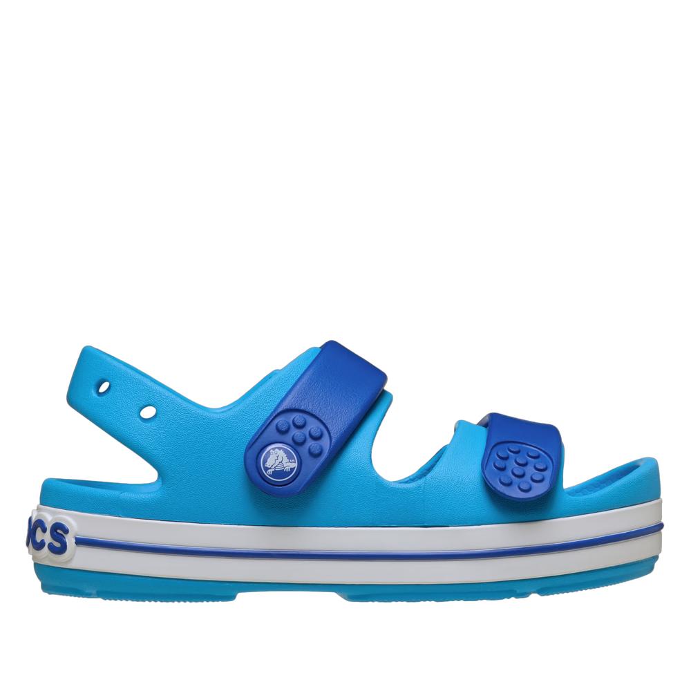 Sandały dziecięce Crocs Crocband Cruiser Sandal 209423-4MO - niebieskie