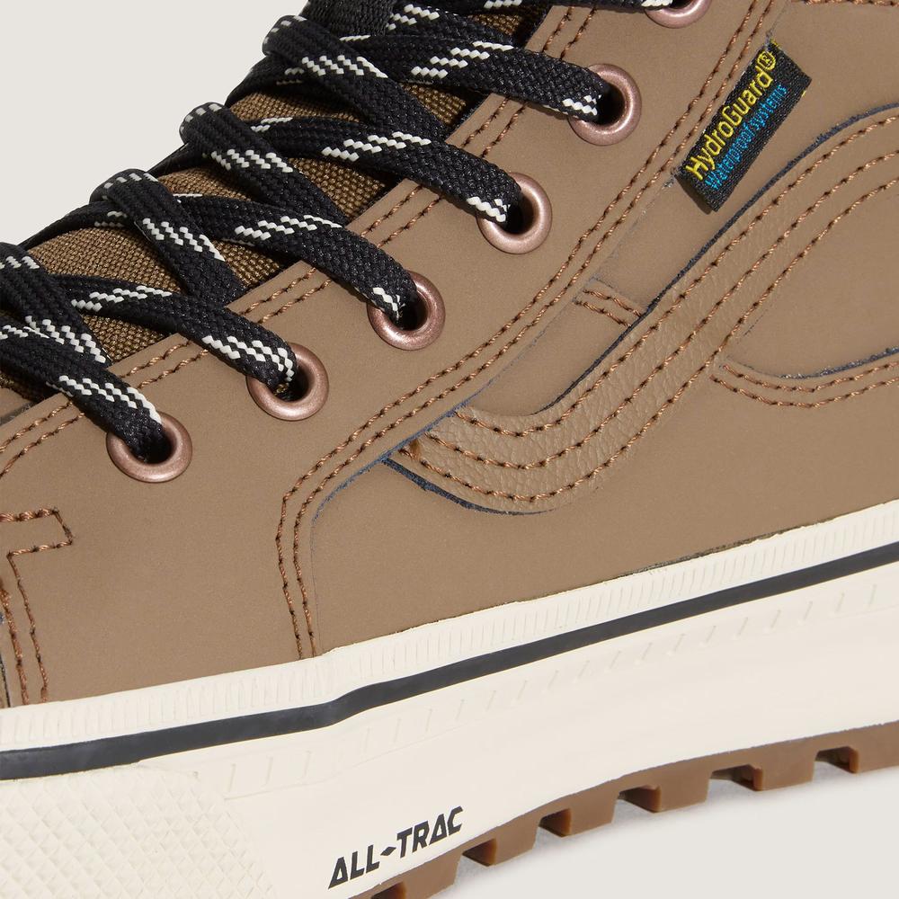 Buty męskie Vans SK8-Hi Waterproof Insulated VN000DAQ91K1 - brązowe