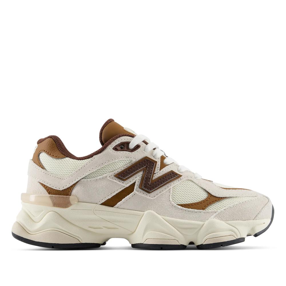 Buty młodzieżowe New Balance G90609SI - beżowe