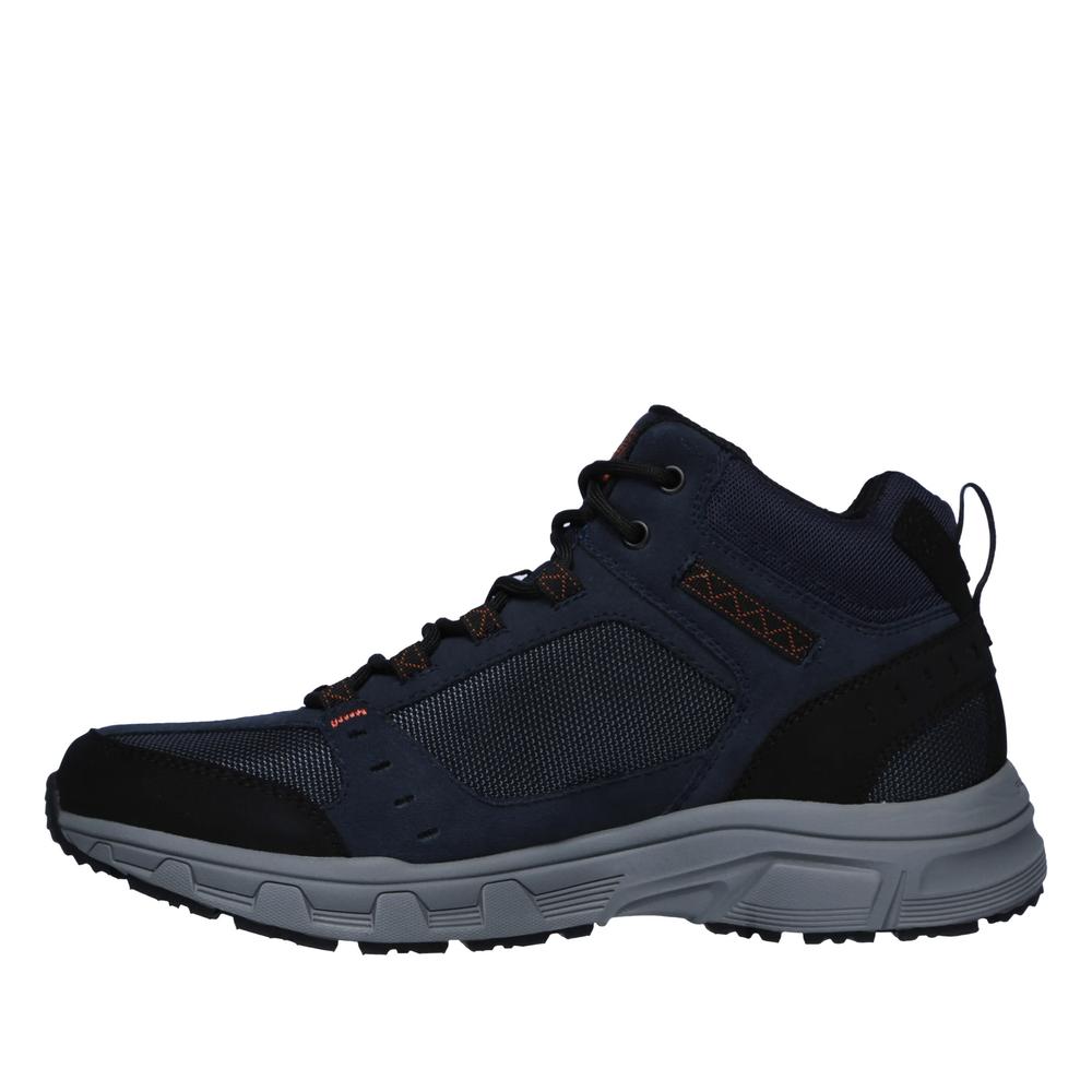 Buty męskie Skechers Relaxed Fit Oak Canyon Ironhide 51895NVOR - granatowe