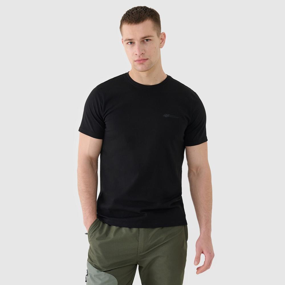 Koszulka męska 4F WSS25TTSHM200320S - czarna