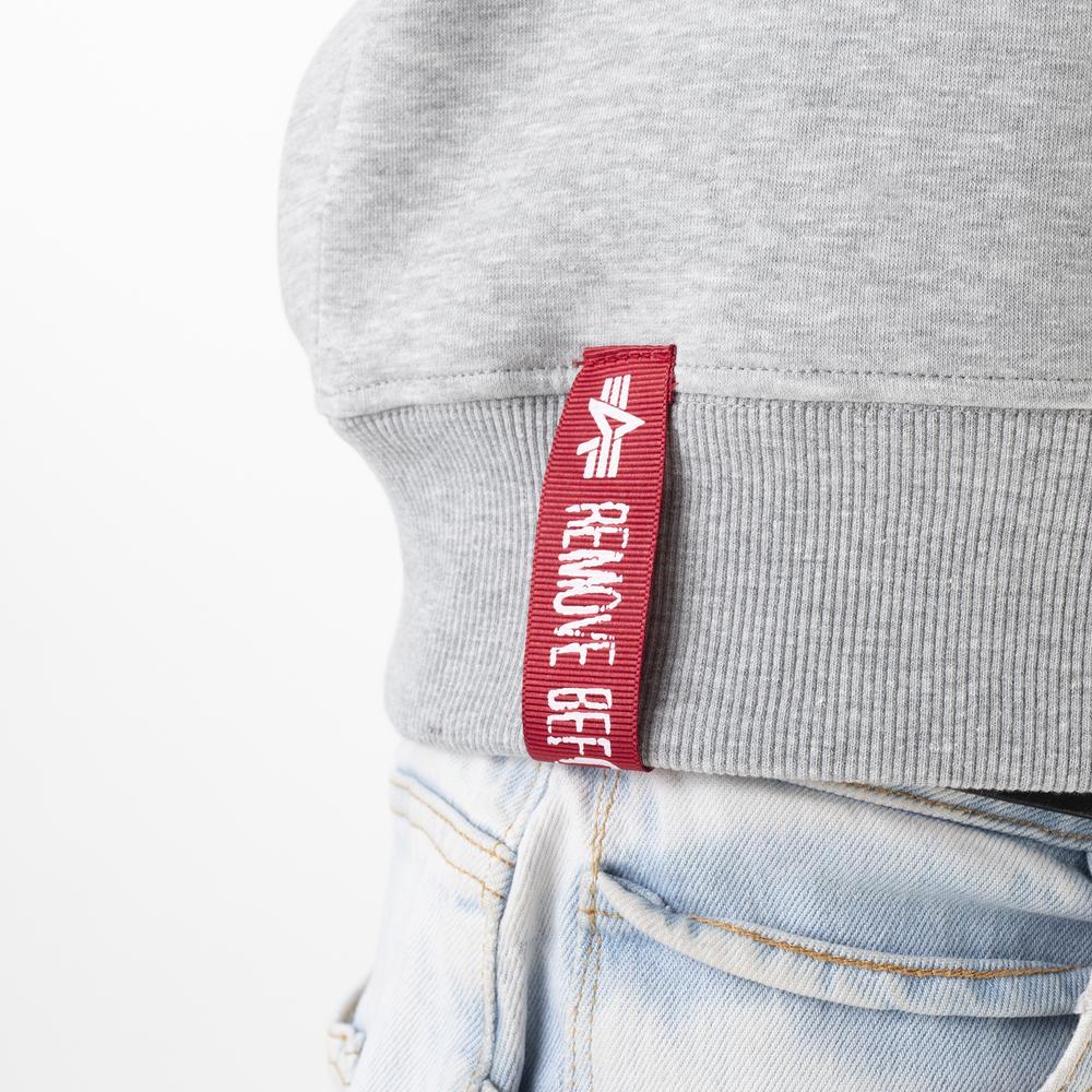 Bluza Alpha Industries Basic Sweater Small Logo 18830717 - szara