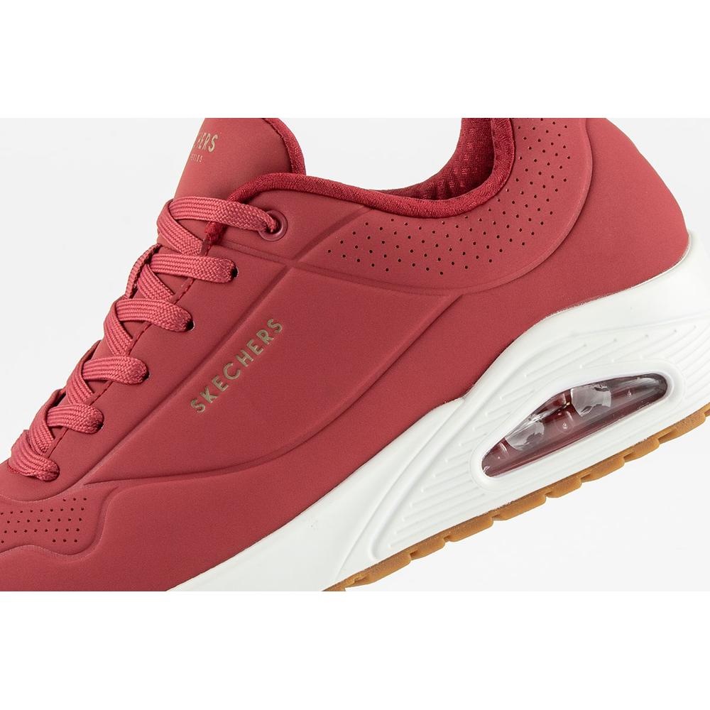 Buty Skechers Uno Stand on Air 52458DKRD - czerwone