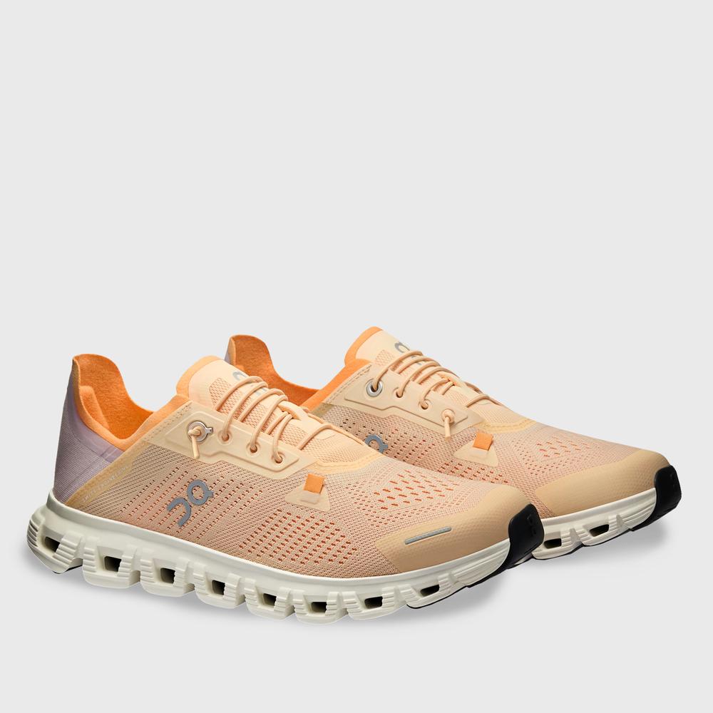 Buty damskie On Running Cloud 6 Coast 3WF10023023 - pomarańczowe
