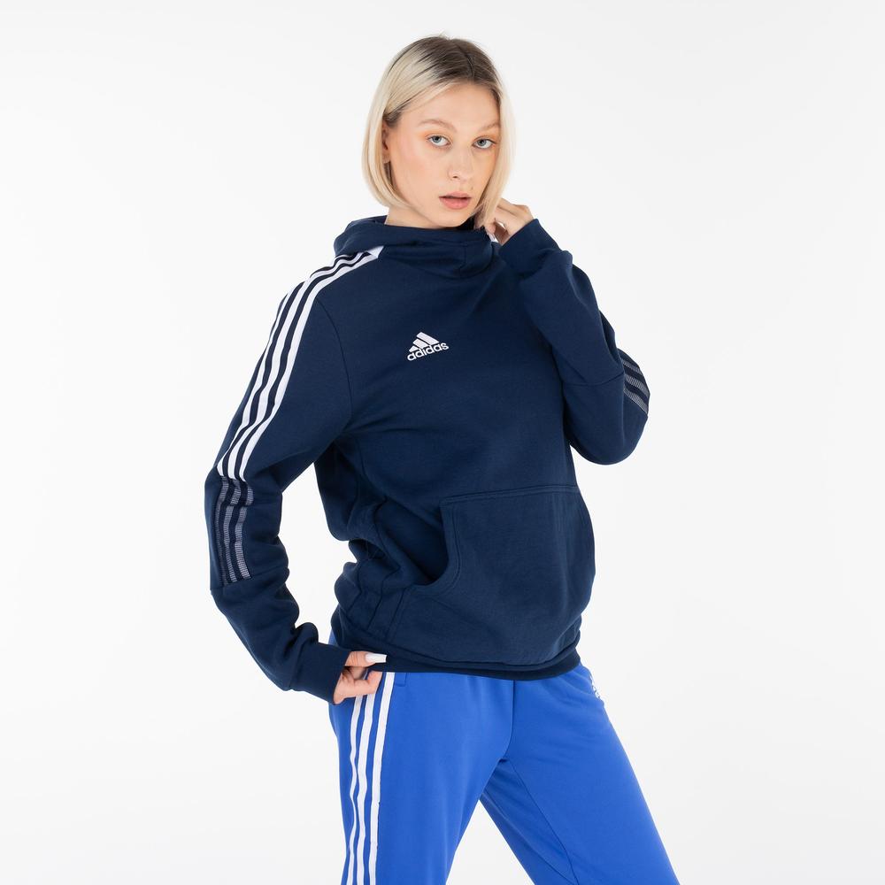 Bluza adidas Tiro 21 Sweat Hoodie GK9680 - granatowa