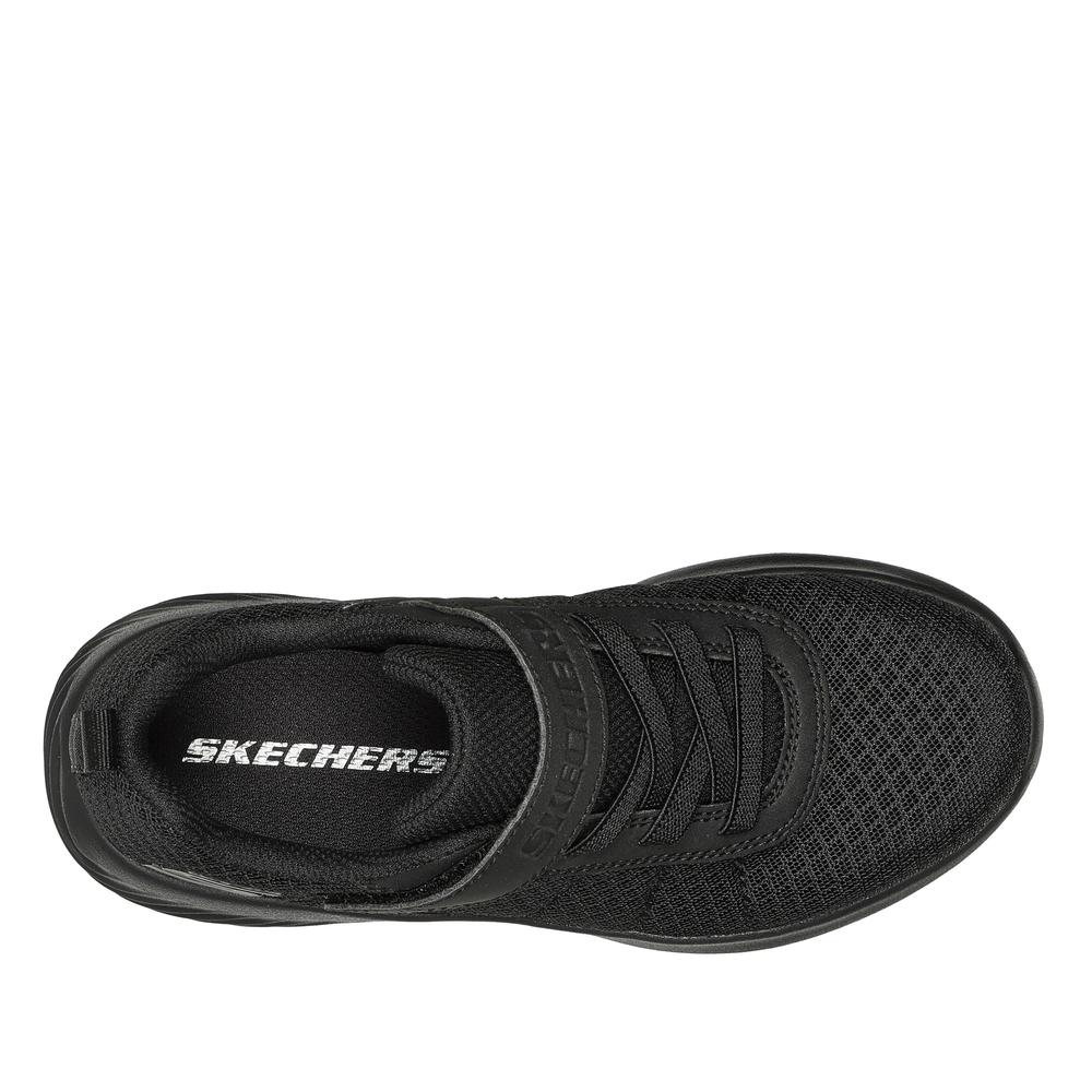 Buty dziecięce Skechers Bounder Baronik 403744LBBK - czarne