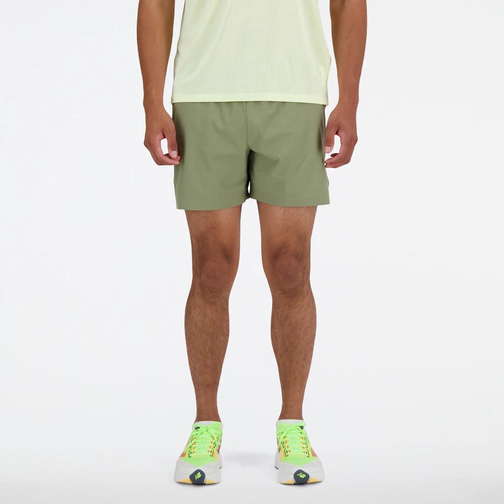 Spodenki New Balance MS41286DEK - zielone