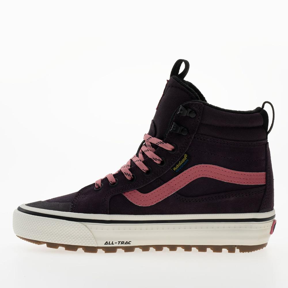 Buty damskie Vans SK8-Hi Waterproof Insulated VN000DAQ02Y1 - fioletowe