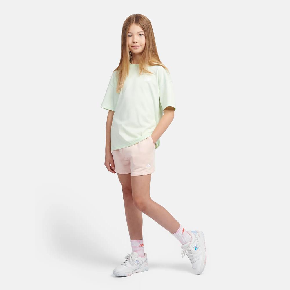 Spodenki dziecięce New Balance LAKG0006PIE - różowe