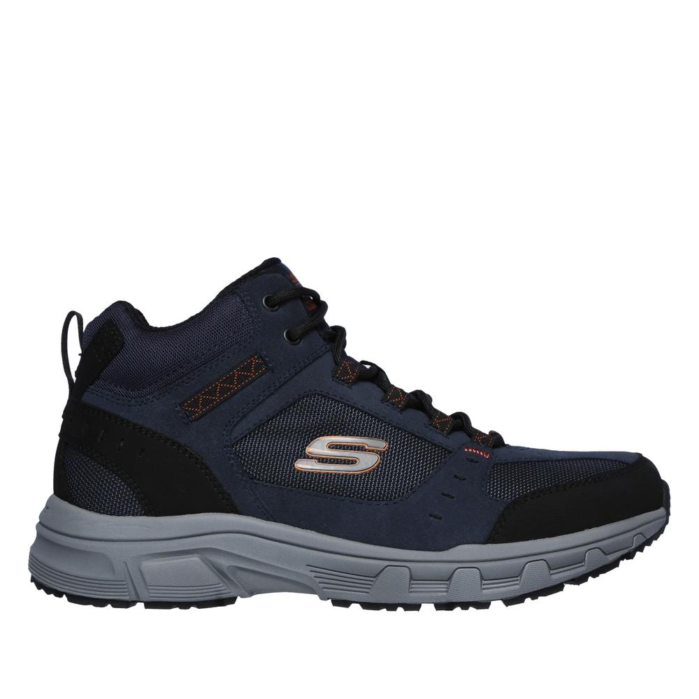 Buty męskie Skechers Relaxed Fit Oak Canyon Ironhide 51895NVOR - granatowe