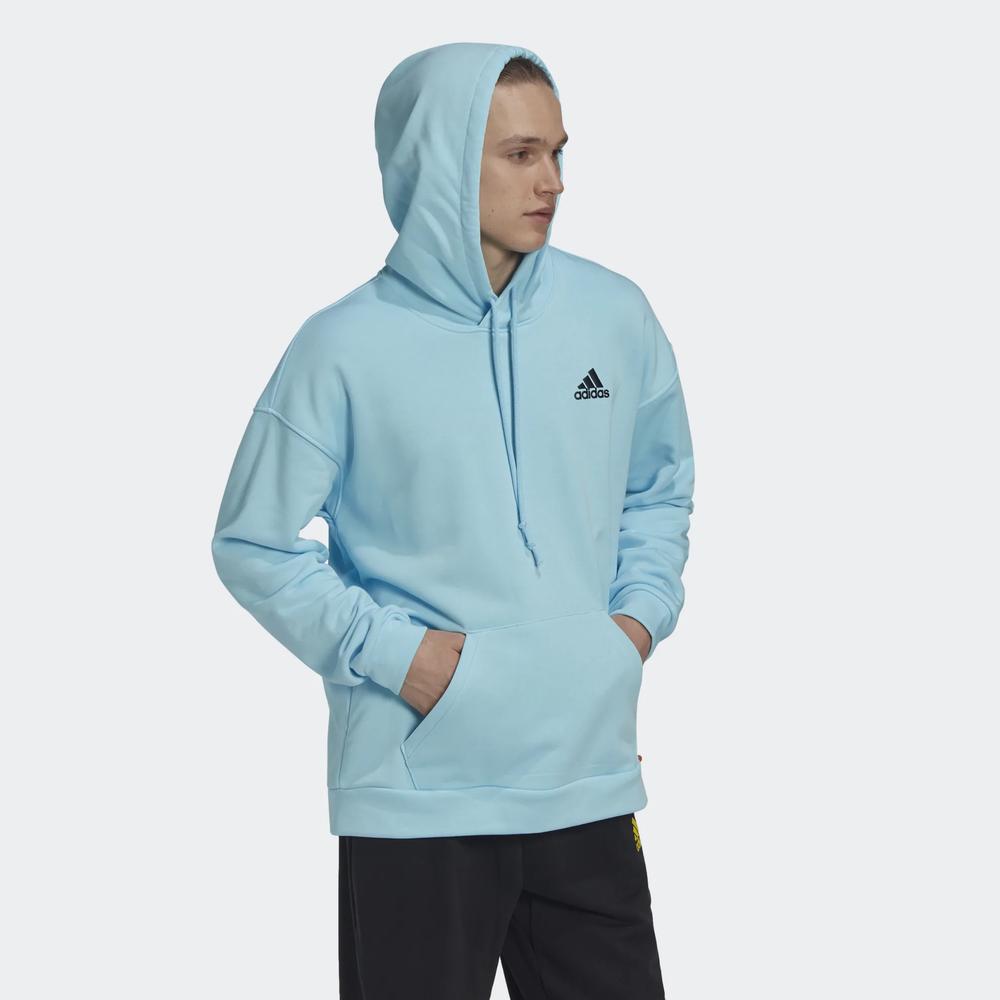 Bluza adidas Clubhouse Tennis Hoodie HK6467 - niebieska