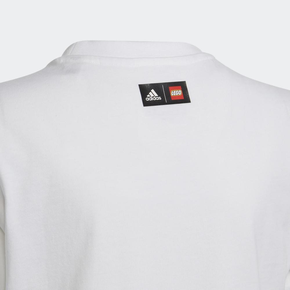 Koszulka adidas x LEGO Football Graphic Tee HA0929 - biała