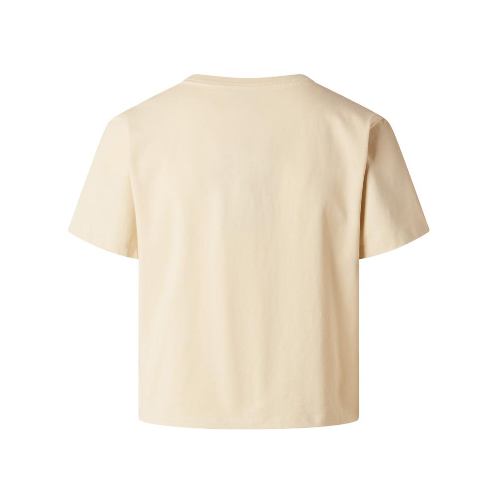 Koszulka damska The North Face Essentials Cutie 0A8GR1DOM1 - beżowa