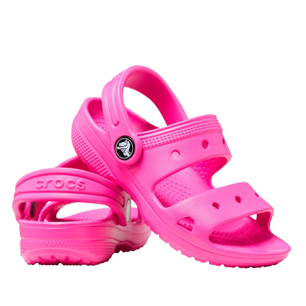 Sandały Crocs Toddler Classic Sandal 207537-6UB - różowe