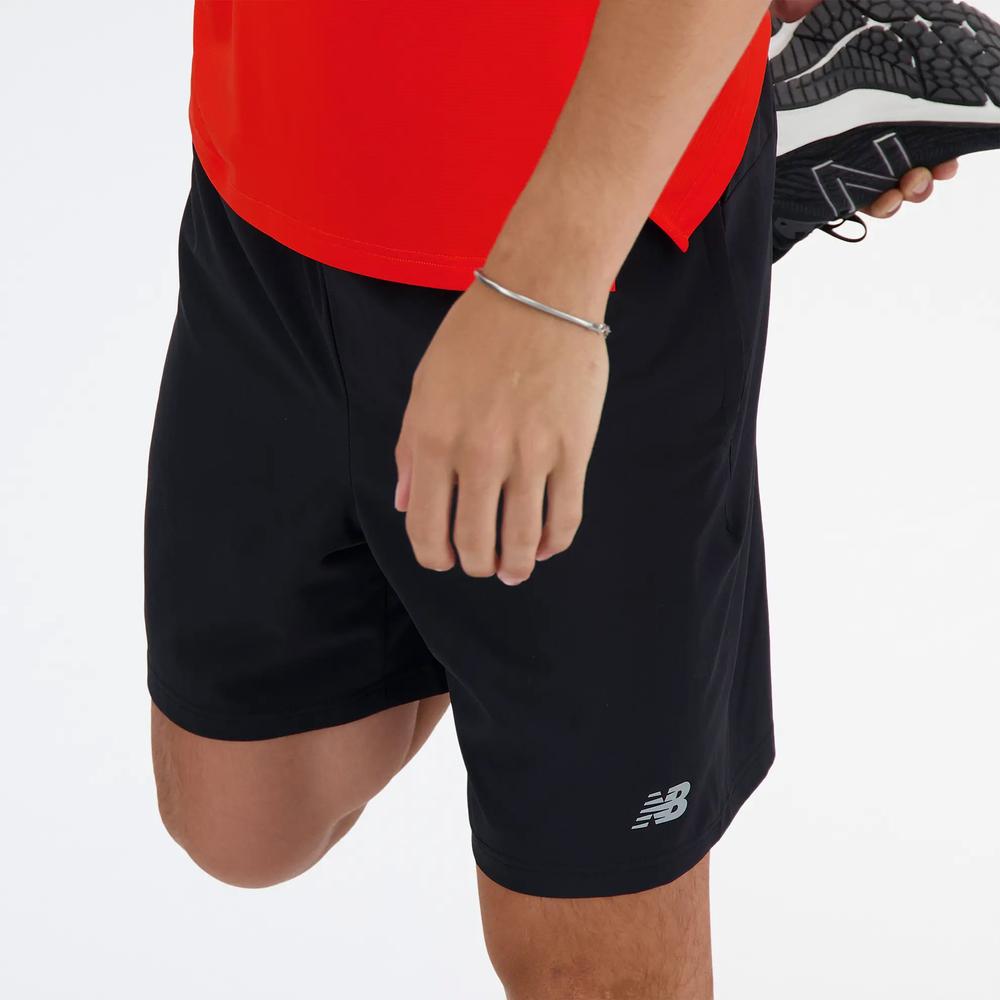 Spodenki męskie New Balance MS41232BK - czarne