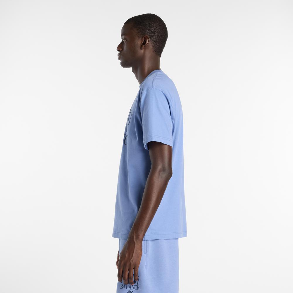 Koszulka męska New Balance MT61X6EQAA3 - niebieska