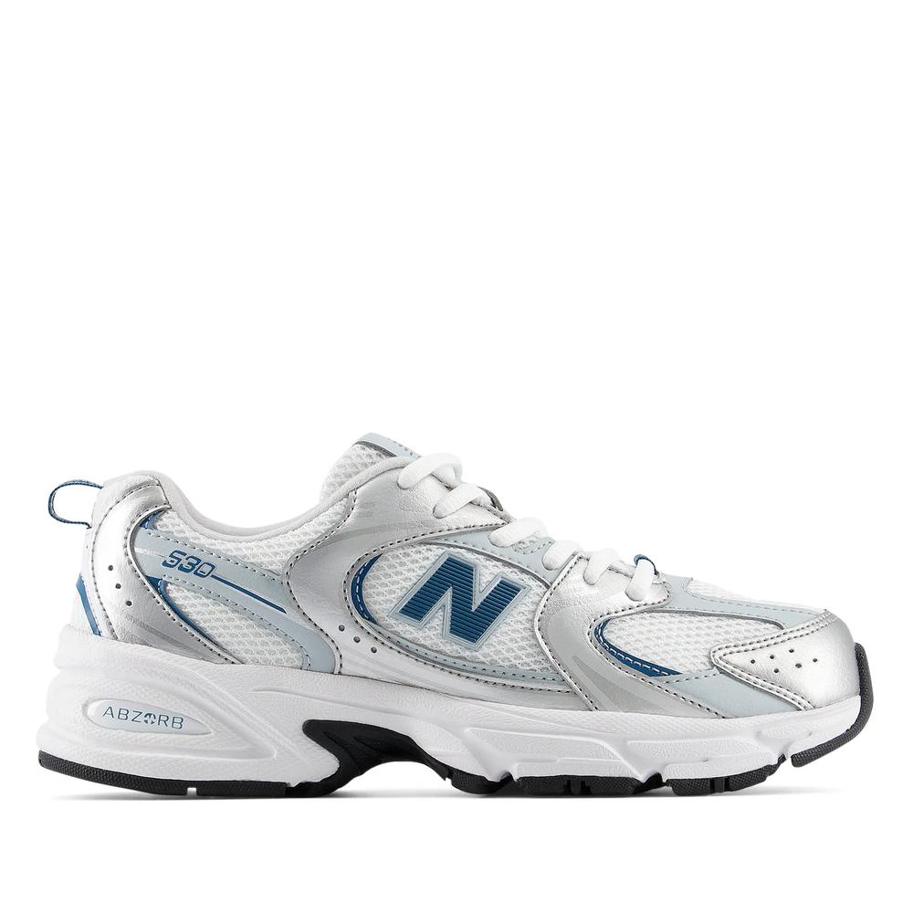 Buty młodzieżowe New Balance G5305TJ - srebrne