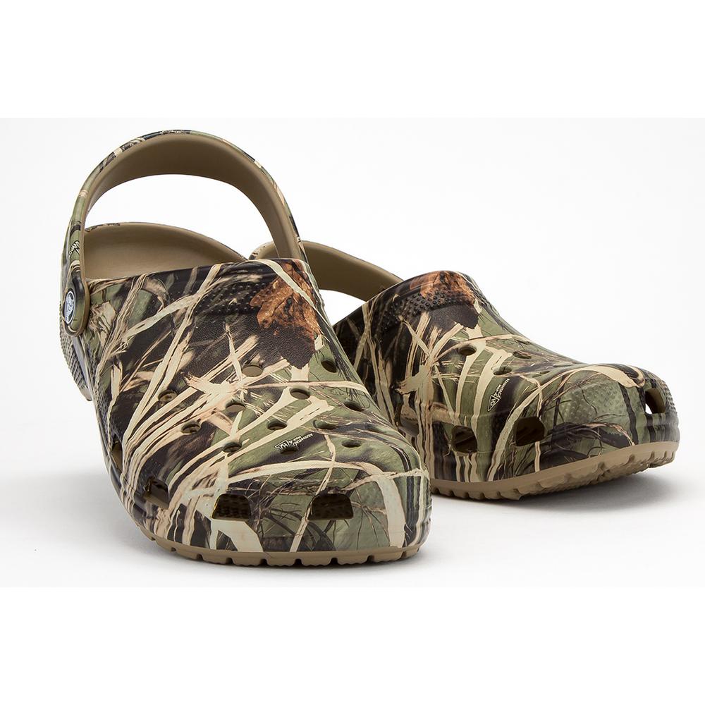 Klapki Crocs Classic Realtree V2 12132-260 - zielone