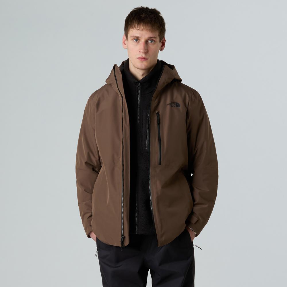 Kurtka męska The North Face 3 in 1 Table Down Triclimate 0A84IG5EX1 - brązowa